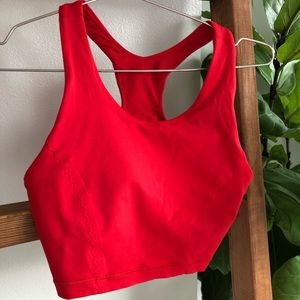 Lululemon Red Sports Bra - Size 6